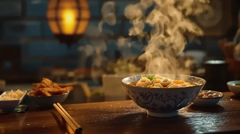神秘影院《一碗云吞面的清晨烟火》封面